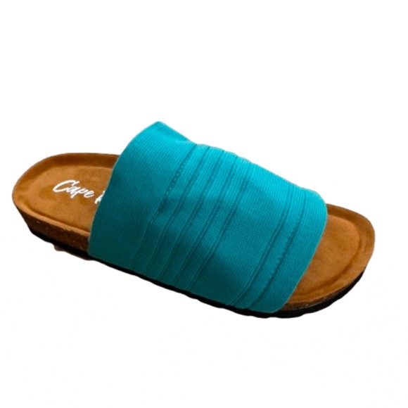 Women’s Cape Robbin Calida Knit Contoured Sandals - Picture 2 of 5